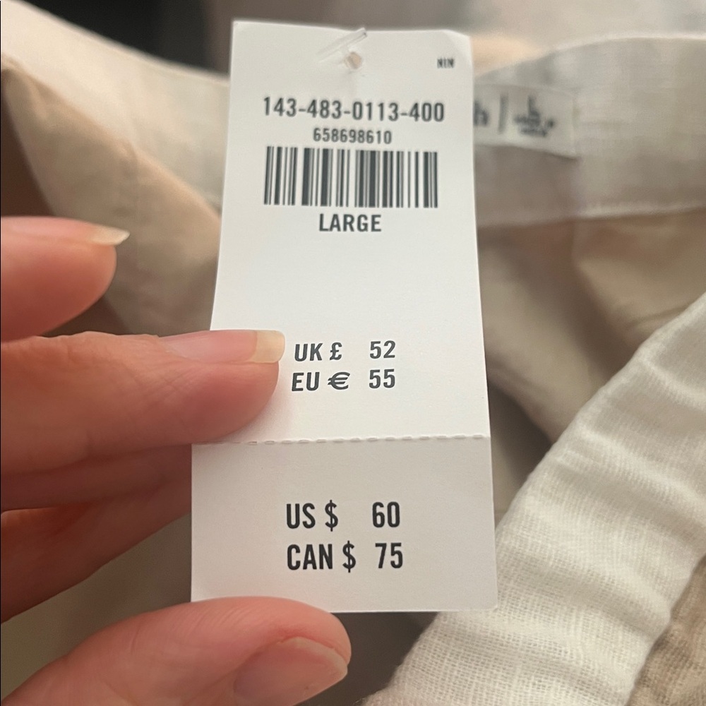 Abercrombie & Fitch midrise linen blend mini skort - Picture 6 of 6